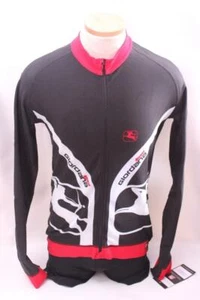 New Giordana Men's Forma Carbon Jersey Cycling Bike 2XS Black Long Sleeve Top - Picture 1 of 2