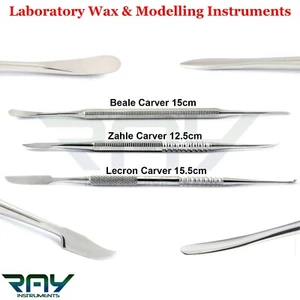 Dental Zahle Beale Lecron tallador modelado de cera talladores instrumentos de laboratorio - Imagen 1 de 4