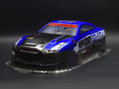 1/10 Onroad Rc car body shell for Tamiya TT02 TT01e Hpi Rs4 Sprint2 Traxxas 4tec - Image 1 of 4