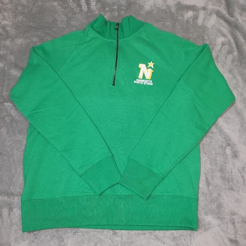 Minnesota North Stars Sweatshirt Men's Medium Old Time Hockey NHL Pullover Cover
