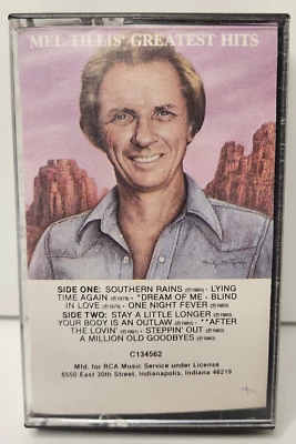 Mel Tillis Greatest Hits Cassette Tape Elektra Asylum 1982 - Image 1 of 3
