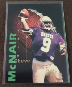1995 Signature Rookies Fame and Fortune #78 Steve McNair Rookie RC Oilers Titans