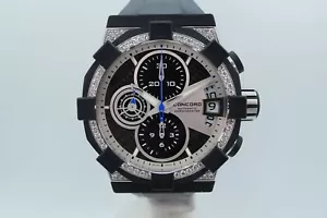 CONCORD C1 DIAMOND AUDACE SAVOIR FAIRE SWISS CHRONOGRAPH CHRONOMETER 45MM 20 PCS - Picture 1 of 9