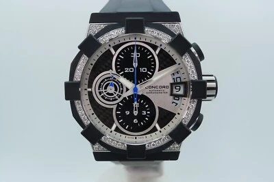 CONCORD C1 DIAMOND AUDACE SAVOIR FAIRE SWISS CHRONOGRAPH CHRONOMETER 45MM 20 PCS - image 1 of 4