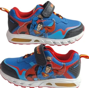 Sneakers slip-on Superman ragazzo misura 6 (14 cm) colore blu rosso nuove - Foto 1 di 15