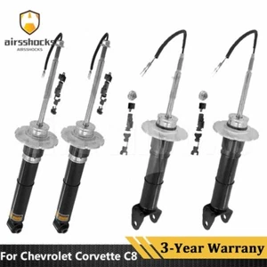 Full Set Front Rear Magnetic Shock Absorbers For Chevrolet Corvette C8 Z06 2020- - Picture 1 of 19