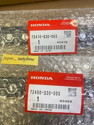 HONDA GENUINO Prelude BB Ventana Puerta Moldura Tira Climática Exterior Derecha y Derecha Par Foto 1 de 4