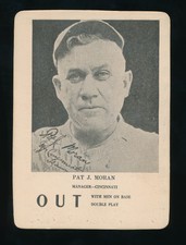 1924 WG7 Walter Mails Game -PAT MORAN (Cincinnati Reds) -Tough Type