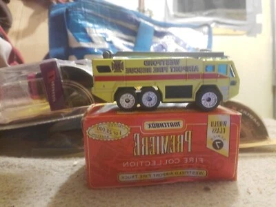 1992 Matchbox Premiere Collection Series 7 Acorn Hill Auxiliary Fire Truck - Image 1 of 2