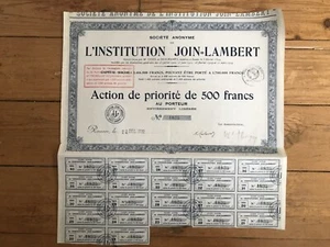 L'INSTITUTION JOIN=LAMBERT (ROUEN 76) (E4) - Foto 1 di 1