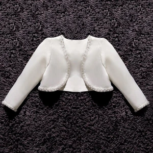 Children's Handmade first communion Wedding bolero shrug Dress - Picture 1 of 5