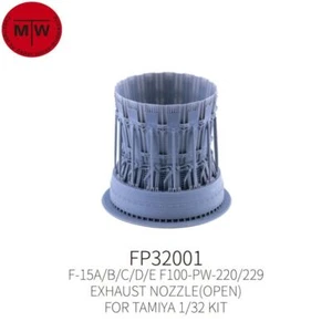 Galaxy 1/32 F-15A/B/C/D/E Aircraft Resin Exhaust Nozzle Upgrade Part for Tamiya - Picture 1 of 7