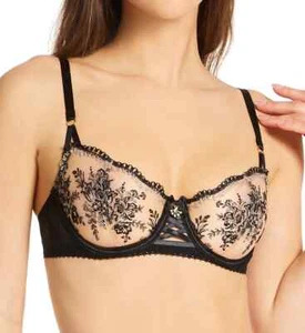 AUBADE TRESOR INFINI SOUTIEN GORGE CORBEILLE BLACK MAGIC REF IDF14 - Picture 1 of 5