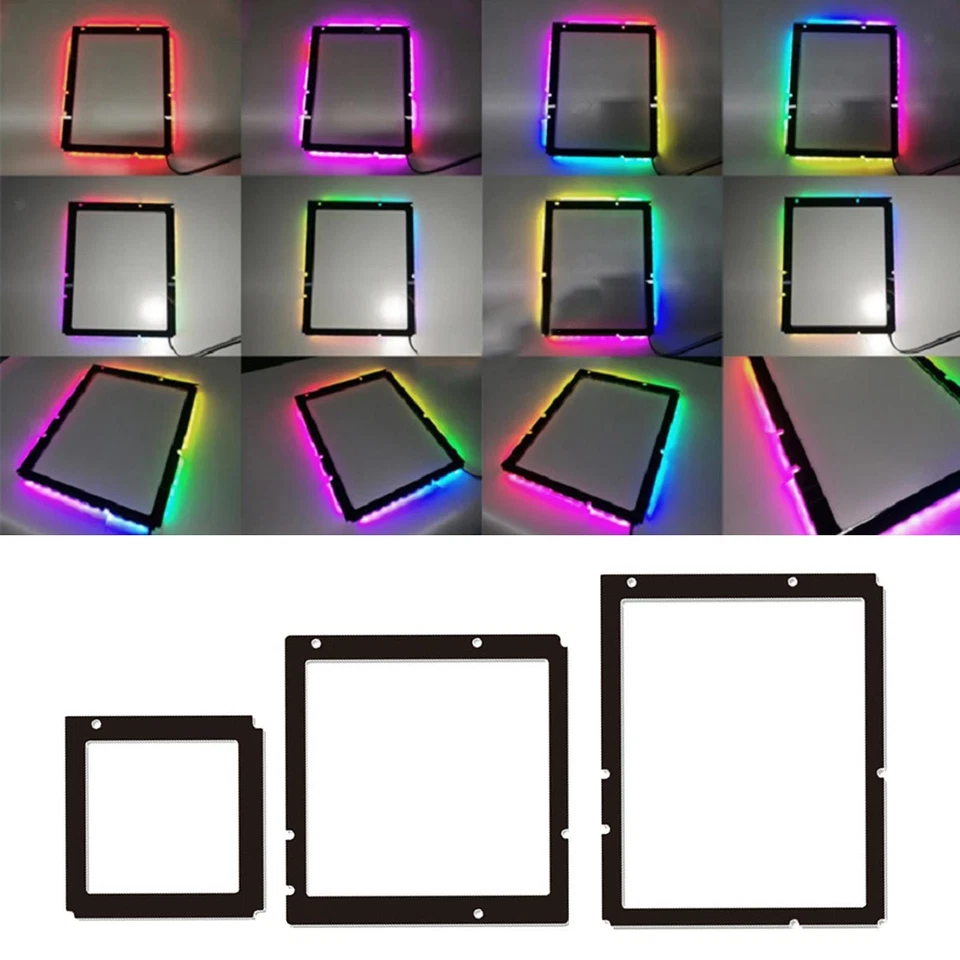 Back Light 5V 3 Pin Decorative ATX RGB Backplate for ATX Mainboard Office - Image 1 of 1