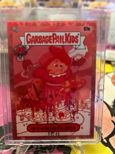 2025 Topps GARBAGE PAIL KIDS 40th Anniversary RED 6/40 Off - Color Clara 87A - Picture 1 of 1