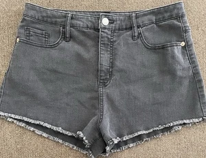 Pantalones cortos de mezclilla para mujer Wild Fable talla 12 ~ gris - Imagen 1 de 3