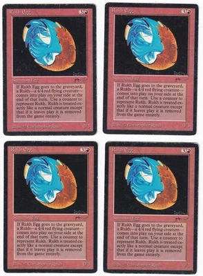 Rukh Egg x4 (Light Circle)  -Arabian Nights Edition -HP - MTG -FREE SHIPPING! - Image 1 of 2