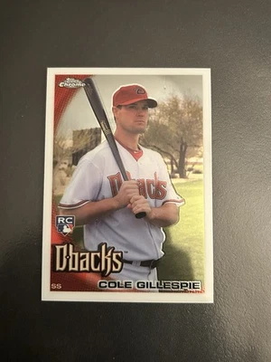 2010 Topps Chrome Cole Gillespie #186 (RC) - Image 1 of 2