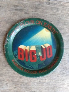 BIG JO Best Flour on Earth Wabasha MN Roller Mill Tip Tray Antique Advertising - Picture 1 of 4