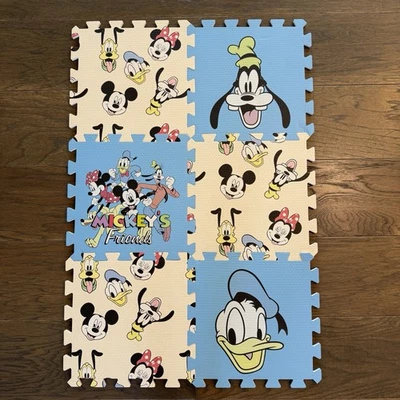 Mickey Mouse & Friends Foam Puzzle Mat - 6 Interlocking Tiles Disney Play Mat - Image 1 of 3