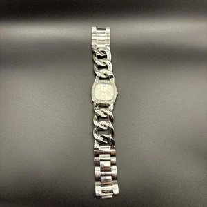 Avenue Silver-Tone Chain Link Women's Watch - Needs Battery - Picture 1 of 4