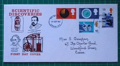 1967 British Scientific Discoveries Historic Relics FDC London WC - Image 1 of 2