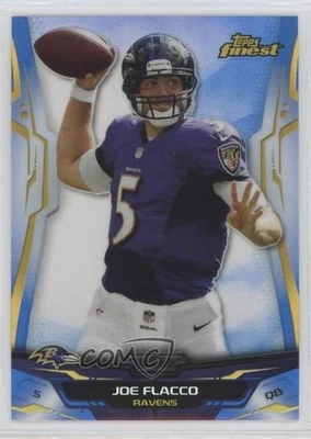 2014 Topps Finest Blue Refractor /99 Joe Flacco #92 - Image 1 of 2