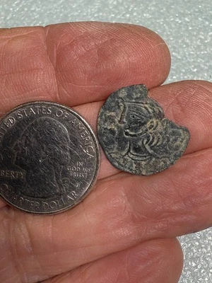 Rare Nice 1286 To 1288 King Sancho IV Silver Billon Coin Spain Treasure Era #9F - Image 1 of 3