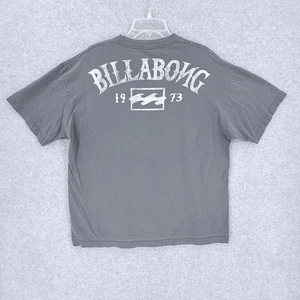Billabong Shirt Mens XL Gray Surf Skate Beach Y2K Streetwear Coastal Distressed - Picture 1 of 13