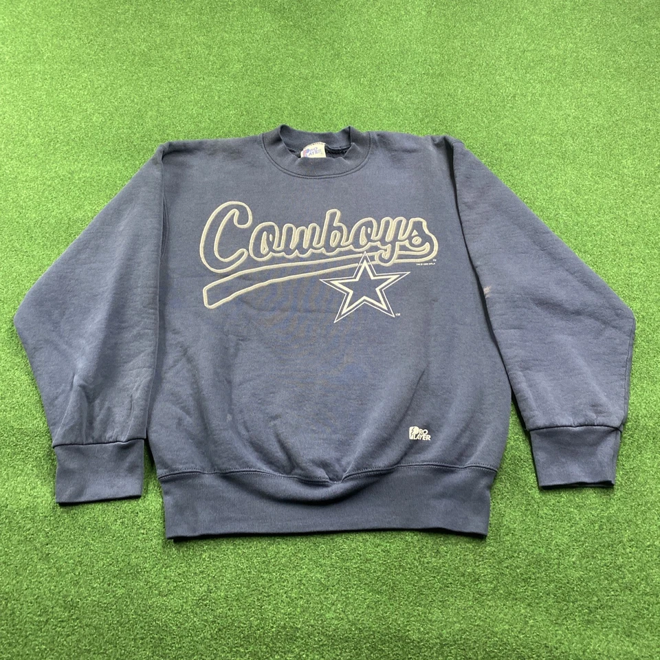 Sudadera de Colección Dallas Cowboys Para Hombres M Azul 90S NFL Fútbol Pullover Suéter Foto 1 de 4