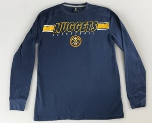 Camisa de algodón manga larga de baloncesto de los Denver Nuggets de la NBA para hombre talla mediana - Imagen 1 de 6