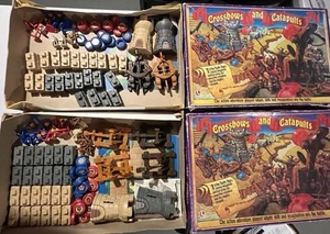 Lot Of 2- VTG Crossbows and Catapults Game Battle Set Lakeside 1983-One Complete - Picture 1 of 24
