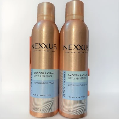 2X Nexxus Smooth & Clean Day 2 Refresher Dry Shampoo foam 6.8 oz - Image 1 of 2