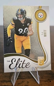 2025 Donruss Elite  T.J. Watt The Elite #2 Pittsburgh Steelers - Picture 1 of 2