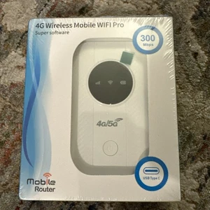 Mobile Router 4G Wireless Mobile WIFI Pro Super Software 300Mbps USB Type C - Picture 1 of 11