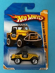 2010 Hot Wheels New Models #41 Toyota Land Cruiser FJ40 Yellow - Picture 1 of 9