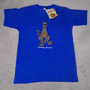 Vintage Scooby Doo T-shirt Kids Medium Blue Gatlinburg New Old Stock  - Picture 1 of 6