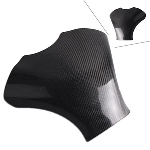Rear Fuel Gas Tank Cover Protector Fit Kawasaki Ninja ZX6R 2007 08 Carbon Fiber - Picture 1 of 9