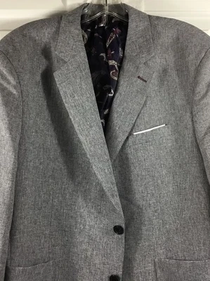 PJ Paul Jones Blazer Mens XL Gray Sport Coat Two Button Lightweight Jacket - Image 1 of 4
