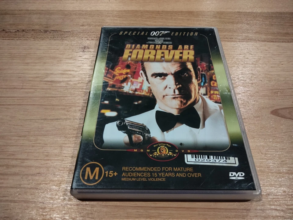 James Bond 007 Diamonds Are Forever Sean Connery dvd - image 1 of 1