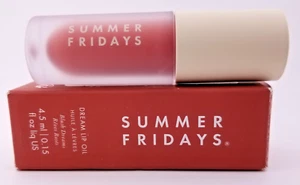 Summer Fridays Dream Lip Oil - Tinted with Moisturizing Blush Dreams FREE SHIP - Picture 1 of 8