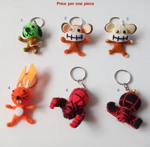 Unique Voodoo Doll Keychain – Handmade with Love for Bags and Keys #9 - Picture 1 of 13