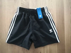 Adidas Originals 3-Streifen Badeshorts Badehose Swim Shorts Schwimmhose schwarz - Bild 1 von 5
