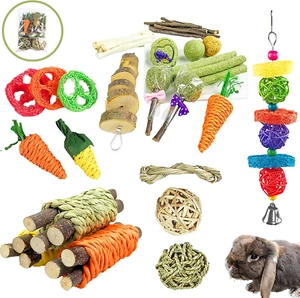 Furtastic Buddy Rabbit Toys – Deluxe 41Pcs Rabbit and Guinea Pig Accessories ... - Picture 1 of 12