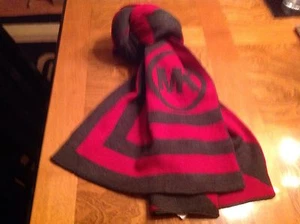 Michael Kors chevron-stripe logo knit scarf - Picture 1 of 9