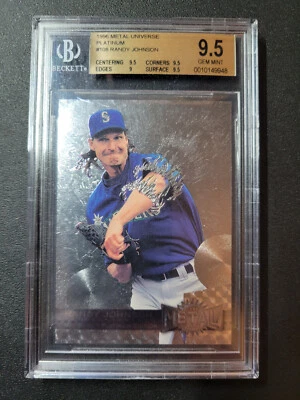 🌟1996 Fleer Metal Universe Platinum Edition Randy Johnson #108  BGS 9.5 POP 1 - Image 1 of 3