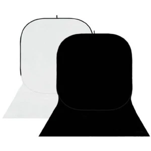 StudioKing BBT-01-20 Fondo Plegable (Negro/Blanco) 150x400 cm - Imagen 1 de 4