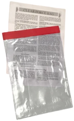 MAGIC CLEAR FORCE BAG Plastic Trick Change Silks Mental Prediction See Through  - Image 1 of 4