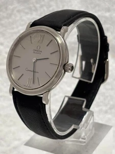 Omega Constellation Quartz 191.0050 Date Cal 1330 Gray Dial Analog Men's Watch - Picture 1 of 9