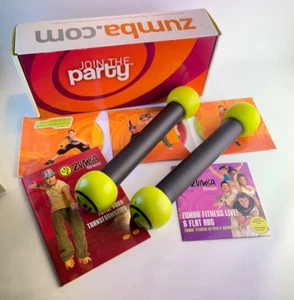 Zumba Fitness Join The Party Kit de Transformación Corporal Total, DVDs y Palos Tonificadores - Imagen 1 de 8